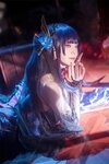 [Cosplay] Ajiki 安食 - Thunder General Succubus 雷电将军魅魔