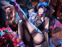 [Cosplay] Ajiki 安食 - Thunder General Succubus 雷电将军魅魔
