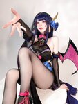 [Cosplay] Ajiki 安食 - Thunder General Succubus 雷电将军魅魔