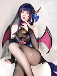 [Cosplay] Ajiki 安食 - Thunder General Succubus 雷电将军魅魔