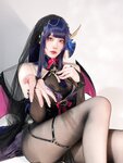 [Cosplay] Ajiki 安食 - Thunder General Succubus 雷电将军魅魔