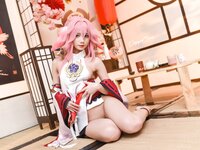 [Cosplay] PoppaChan Yae Miko Genshin Impact