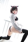 [Cosplay] Ddanlikeu 您的蛋蛋 - Open Chest Sweatshirt 开胸卫衣