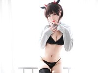 [Cosplay] Ddanlikeu 您的蛋蛋 - Open Chest Sweatshirt 开胸卫衣