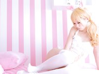 [Cosplay][Mochi Mochi Teikoku もちもち帝国] Kururu Kurasaka 倉坂くるる - usamimi-MIX! うさみみっくす