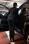 Hot 王馨瑶 黑色西装加西裤高启兰