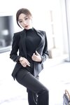 Hot 王馨瑶 黑色西装加西裤高启兰