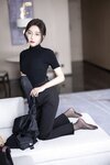 Hot 王馨瑶 黑色西装加西裤高启兰