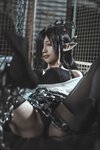 [Cosplay] Chun Momo 蠢沫沫 - 黑兽女王 OL制服