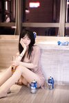 Hot 谢小蒽浴室醉酒写真