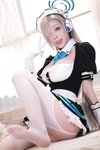 [Cosplay] 水淼aqua 碧蓝档案一之濑明日奈女仆