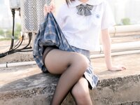 [Cosplay] Ddanlikeu 您的蛋蛋 - Rooftop JK 天台JK