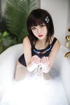 [Cosplay] Ddanlikeu 您的蛋蛋 - Summer Swimsuit In Bathtub 夏日泳装 浴缸
