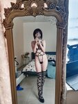[Cosplay] Ddanlikeu 您的蛋蛋 - Black T-shirt 黑色连T裤