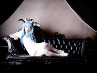 [Cosplay][Angel Dust] Ichigo Shiduki 姿月いちご - Black & White