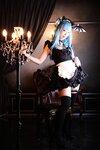 [Cosplay][Angel Dust] Ichigo Shiduki 姿月いちご - Black & White