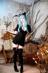 [Cosplay][Angel Dust] Ichigo Shiduki 姿月いちご - Black & White