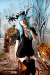 [Cosplay][Angel Dust] Ichigo Shiduki 姿月いちご - Black & White