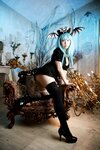 [Cosplay][Angel Dust] Ichigo Shiduki 姿月いちご - Black & White