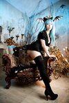 [Cosplay][Angel Dust] Ichigo Shiduki 姿月いちご - Black & White