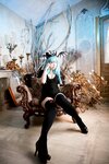 [Cosplay][Angel Dust] Ichigo Shiduki 姿月いちご - Black & White
