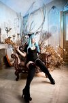 [Cosplay][Angel Dust] Ichigo Shiduki 姿月いちご - Black & White