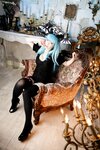[Cosplay][Angel Dust] Ichigo Shiduki 姿月いちご - Black & White