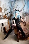 [Cosplay][Angel Dust] Ichigo Shiduki 姿月いちご - Black & White