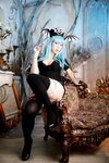 [Cosplay][Angel Dust] Ichigo Shiduki 姿月いちご - Black & White