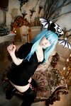 [Cosplay][Angel Dust] Ichigo Shiduki 姿月いちご - Black & White
