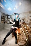 [Cosplay][Angel Dust] Ichigo Shiduki 姿月いちご - Black & White