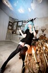[Cosplay][Angel Dust] Ichigo Shiduki 姿月いちご - Black & White