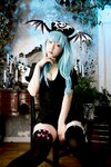 [Cosplay][Angel Dust] Ichigo Shiduki 姿月いちご - Black & White