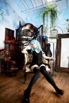 [Cosplay][Angel Dust] Ichigo Shiduki 姿月いちご - Black & White