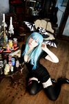 [Cosplay][Angel Dust] Ichigo Shiduki 姿月いちご - Black & White