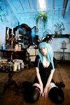 [Cosplay][Angel Dust] Ichigo Shiduki 姿月いちご - Black & White