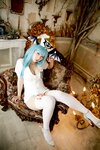 [Cosplay][Angel Dust] Ichigo Shiduki 姿月いちご - Black & White