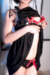 [Cosplay] Chun Momo 蠢沫沫 - Black Nightdress