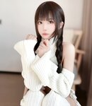 [Fantia] 布丁大法 – 冬日毛衣