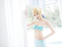 [Cosplay] 封疆疆v saber水着