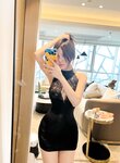 Hot 奔跑的晶骡儿 红色蝴蝶小内内