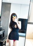 Hot 奔跑的晶骡儿 红色蝴蝶小内内