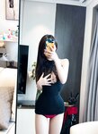Hot 奔跑的晶骡儿 红色蝴蝶小内内