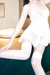 Hot 章芃芃 情趣白纱
