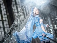 [Cosplay] 阿包也是兔娘 冰雪2B