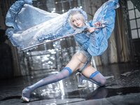 [Cosplay] 阿包也是兔娘 冰雪2B