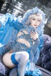 [Cosplay] 阿包也是兔娘 冰雪2B