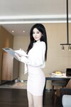 Hot 谢小蒽性感OL写真
