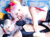 [Cosplay][Sweet sweetS & Krouge] Mahore Himemiya 姫宮まほれ, Kururu Kurasaka 倉坂くるる - MahoKuru3 Prisma☆Twins! #まほくる3 プリズマ☆ツインズ!