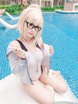[Cosplay] Pyoncos - Jeanne d’Arc Swiming